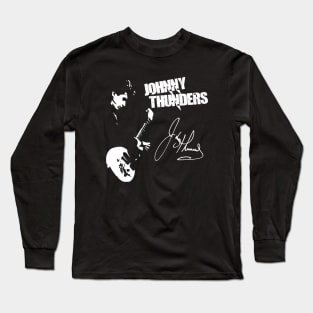 Johnny Thunders Signature Long Sleeve T-Shirt